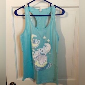 Pastel Cloud Crab Printed Tank